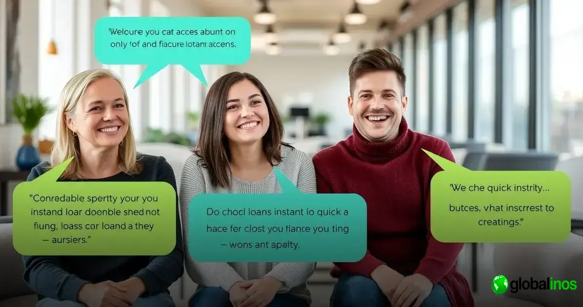 Testimonios de clientes sobre préstamos inmediatos